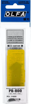 Лезвия OLFA двухсторонние для резака P-800, 13(16)х61х0,6мм, 3шт OL-PB-800 купить в Надыме