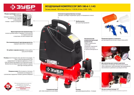 Компрессор воздушный ЗКП-180-6-1.1-Н3 серия МАСТЕР купить в Надыме