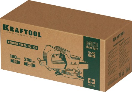Тиски KRAFTOOL FORGE кованные стальные 32700-230 купить в Надыме