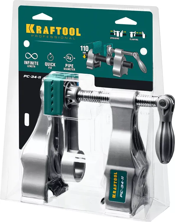 Струбцина KRAFTOOL PC-34-xx трубная 32301-2 купить в Надыме