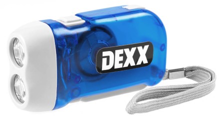 Динамо-фонарь DEXX ручной ЖУК в пластмассовом корпусе, 2 светодиода 56700 купить в Надыме