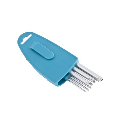 Набор ключей имбусовых TORX-TT T10-T50 удлиненные S2 сатинированные 9 шт Gross 16407 купить в Надыме