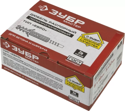 Дюбели ЕВРО с шурупом-крюком коробка серия МАСТЕР купить в Надыме