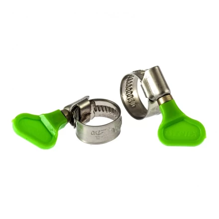 Хомуты металлические червячные 12-20 мм ширина 12 мм W4 с ключом 2 шт Сибртех 476493 купить в Надыме