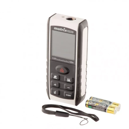 Лазерный дальномер Matrix LD-40 с электронным угломером 38015 купить в Надыме