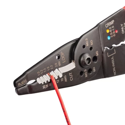 Многофункциональный стриппер КВТ WS-01F для снятия изоляции с проводов 0.5–4.0 мм (101541) купить в Надыме