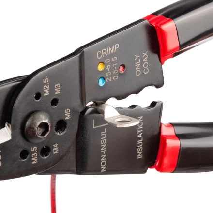 Многофункциональный стриппер КВТ WS-01F для снятия изоляции с проводов 0.5–4.0 мм (101541) купить в Надыме