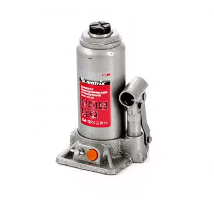 Домкрат гидравлический бутылочный 5 т в пластиковом кейсе Matrix 50776 купить в Надыме