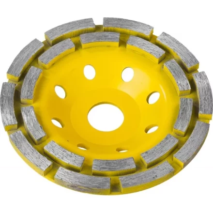 Чашка STAYER "PROFESSIONAL" алмазная сегментная двухрядная, высота 22,2мм, 125мм 33381-125 купить в Надыме