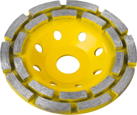 Чашка STAYER "PROFESSIONAL" алмазная сегментная двухрядная, высота 22,2мм, 125мм 33381-125 купить в Надыме