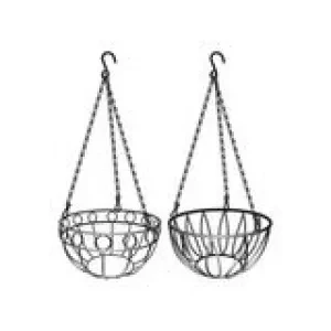 Подвесное кашпо диаметр 25,4 см высота с цепью и крюком 53,5 см  PALISAD 69016 купить в Надыме