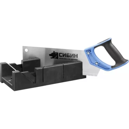 Ножовка СИБИН с двухкомпонентной рукояткой, стусло для заготовок 100х50мм, 300мм 15385-35 купить в Надыме