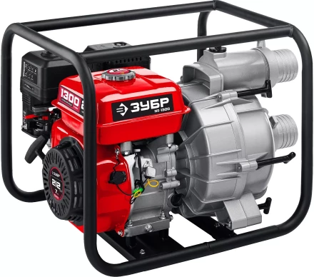 ЗУБР 1300 л/мин, мотопомпа бензиновая для грязной воды (МПГ-1300) купить в Надыме