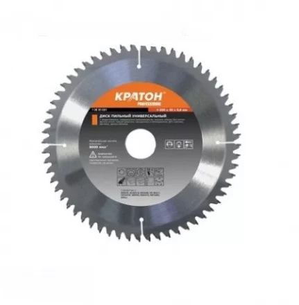 Диск пильный по дереву Кратон PROFESSIONAL O500x50 х 3,8 мм 80Т 1 06 03 025 купить в Надыме