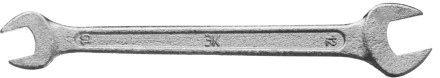 Ключ рожковый гаечный ЗУБР &quot;СТАНДАРТ&quot;, оцинкованный, 10х12мм 27115-10-12 купить в Надыме