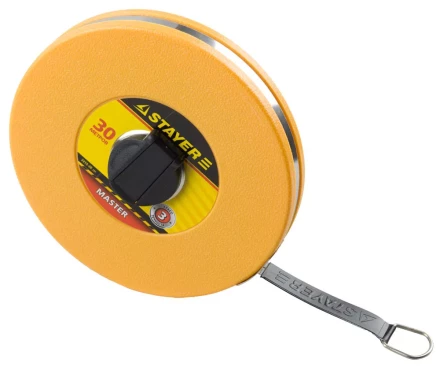Мерная лента STAYER "MASTER" F-30, фиберглассовое двустороннее полотно, 30м 3415-30_z01 купить в Надыме