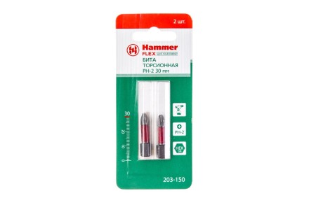 Бита HAMMER PH2 30мм (2шт.) купить в Надыме