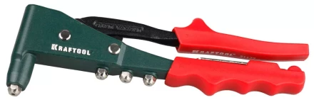 Заклепочник с функц. удержание заклёпки, KRAFTOOL "FX-9" 31177, d=2,4-4,8 мм из нерж стали Al, стали, литой корпус, кован рукоятка 31177 купить в Надыме