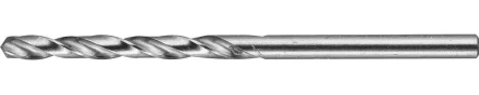 Сверло ЗУБР "ЭКСПЕРТ"  по металлу, цилиндрический хвостовик, быстрорежущая сталь Р6М5, класс точности А1, 3,5х70мм 4-29625-070-3.5 купить в Надыме