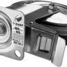 ЗУБР d 200 мм, г/п 185 кг, игольчатый подшипник, резина/металл, поворотное колесо c тормозом, Профессионал (30936-200-B) купить в Надыме