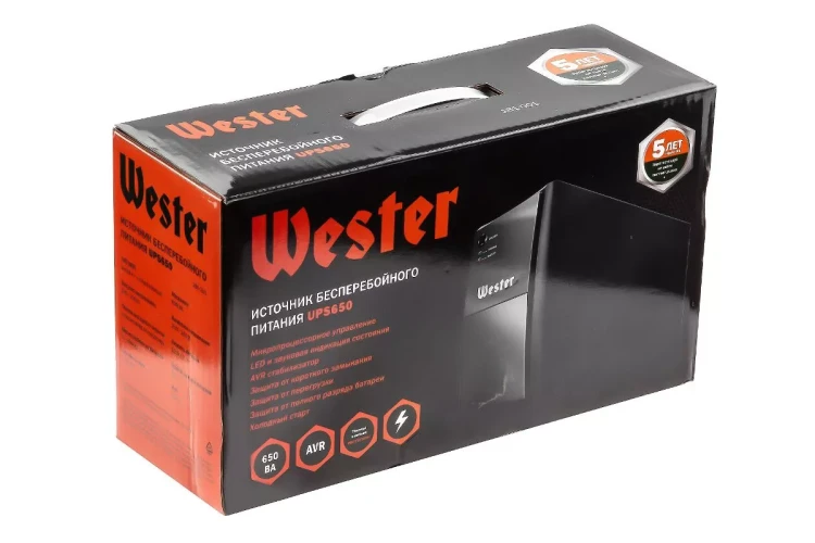Устройство бесперебойного питания WESTER UPS650 купить в Надыме