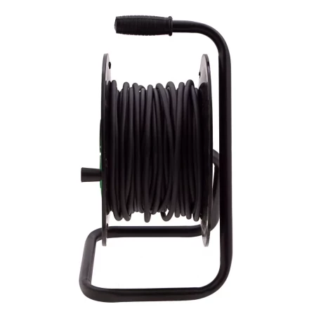 Удлинитель силовой 30 м Сибртех 95863, 16А, тип УХ10, ПВС, на кабельной катушке, 4 розетки без заземления купить в Надыме