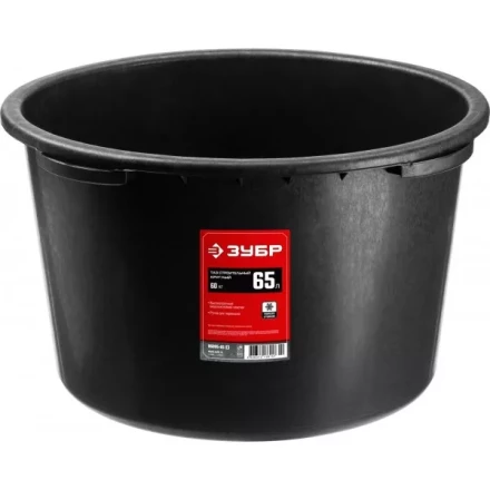 Кадка ЗУБР "ЭКСПЕРТ" строительная пластмассовая, 60л 06095-65_z03 купить в Надыме