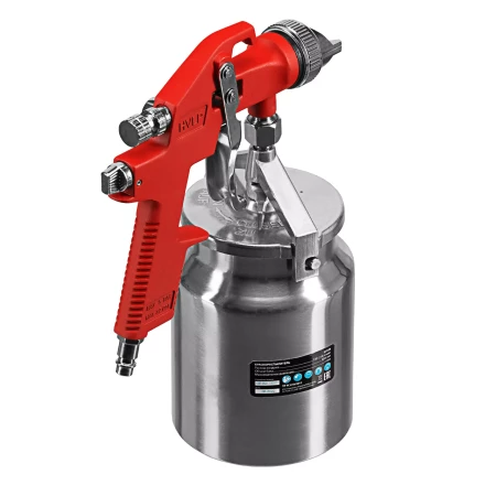 Краскораспылитель HVLP пневмат. с нижним бачком V= 1 л, сопло диаметром 1.4 мм// Matrix 57319 купить в Надыме