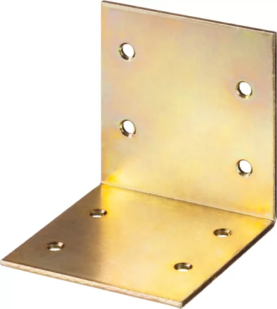 ЗУБР УМШ-2.0, 60 x 60 x 60 x 2 мм, желтый цинк, широкий мебельный уголок (31033-60) купить в Надыме