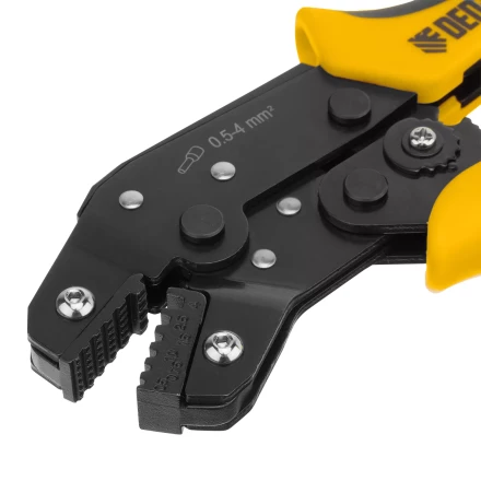 Клещи для обжима наконечников штыревых НШВ, НШВИ, НШВИ-2, 0,5-4 мм2 Denzel 17743 купить в Надыме