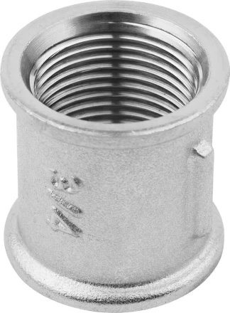 Муфта ЗУБР "ЭКСПЕРТ", никелированная латунь, 3/4" 51291-3/4 купить в Надыме