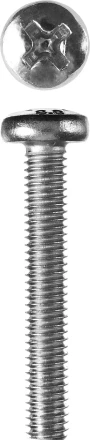 Винт ЗУБР "МАСТЕР" DIN 7985, класс прочности 4.8, оцинкованный, M6x40мм, 5кг 303150-06-040 купить в Надыме