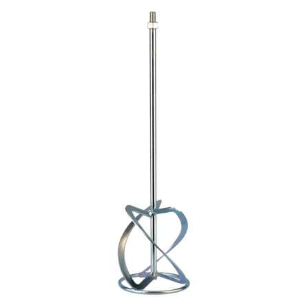 Насадка для миксера, для легких растворов Сибртех, 160 х 590 мм, оцинкованная, хвостовик резьба М14, 848997 купить в Надыме