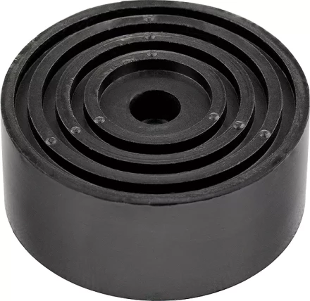 Резиновая опора для подкатного домкрата универсальная с увеличенной высотой 105x45 мм MATRIX Россия 50902 купить в Надыме