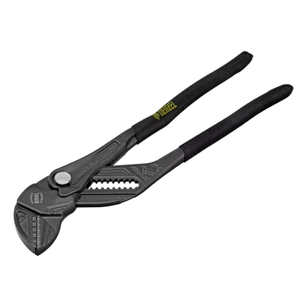 Клещи переставные Denzel 17910, кнопочный механизм, обливные рукоятки, сантехнические, 250 мм купить в Надыме