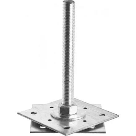 Анкер ЗУБР "МАСТЕР" регулируемый по высоте, 120х200х120мм, М20, 1шт 310265-120-20 купить в Надыме