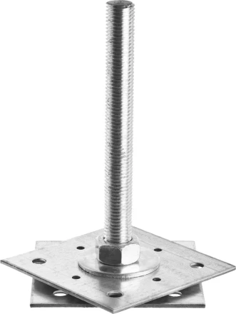 Анкер ЗУБР "МАСТЕР" регулируемый по высоте, 120х200х120мм, М20, 1шт 310265-120-20 купить в Надыме