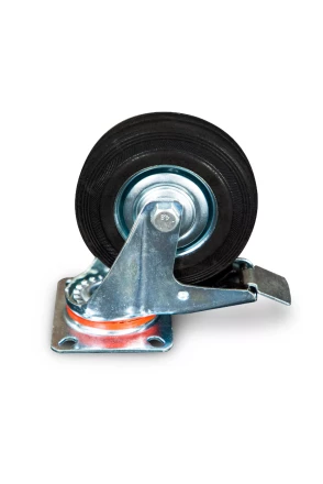 Колесо поворотное резина SCb 55 125 мм с тормозом (N) 1024167 купить в Надыме