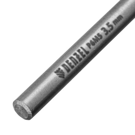 Сверло спиральное по металлу 3,5 x 70 мм, Р6М5, Golden Tip , 2шт. Denzel 718227 купить в Надыме