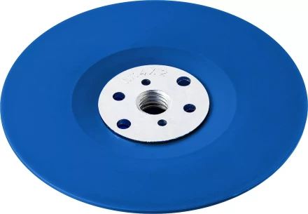 Тарелка опорная ЗУБР "ПРОФЕССИОНАЛ" пластиковая для УШМ под круг фибровый, М14, d=150мм 35775-150 купить в Надыме