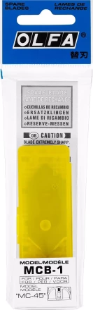 Лезвия OLFA для ножа MC-45/2B, 20(14)х49х0,3мм, 5шт OL-MCB-1 купить в Надыме