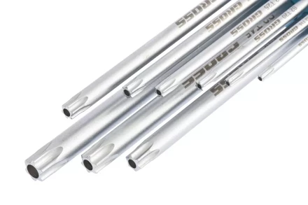 Набор ключей имбусовых TORX-TT T10-T50 экстра-длинные S2 сатинированные 9 шт Gross 16408 купить в Надыме