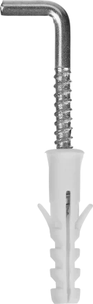 Дюбели ЕВРО с шурупом-крюком пакет серия МАСТЕР купить в Надыме