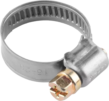 Хомуты нержавеющие с накатной лентой 9 мм коробка серия ПРОФЕССИОНАЛ купить в Надыме