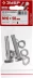 Болт (DIN933) в комплекте с гайкой (DIN934), шайбой (DIN125), шайбой пруж. (DIN127), M10 x 50 мм, 2 шт, ЗУБР 303436-10-050 купить в Надыме