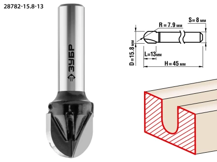 Фрезы пазовые галтельные для ламината серия ПРОФЕССИОНАЛ купить в Надыме