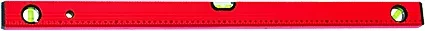 Уровень алюминиевый 600 мм 3 глазка красный линейка  MATRIX 33223 купить в Надыме