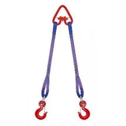 Строп текстильный двухветвевой 2СТ 5 т L=7.5 м SF7 120 мм Звено РТ-3 купить в Надыме