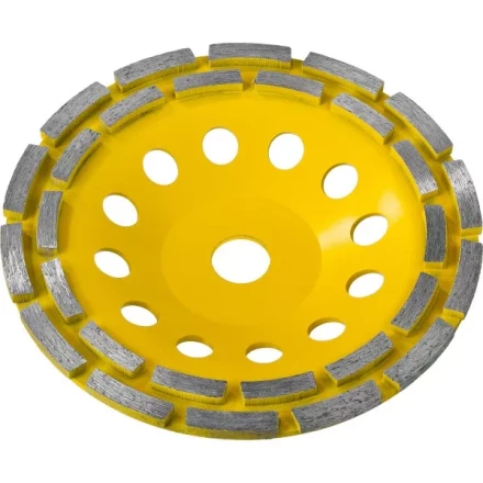 Чашка STAYER "PROFESSIONAL" алмазная сегментная двухрядная, высота 22,2мм, 180мм 33381-180 купить в Надыме