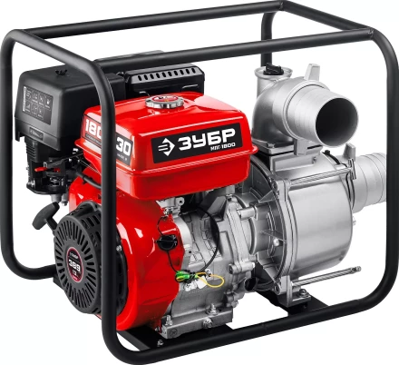 ЗУБР 1800 л/мин, мотопомпа бензиновая для грязной воды (МПГ-1800) купить в Надыме